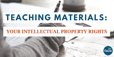 Teaching materials: your intellectual property rights