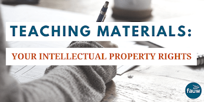 Teaching materials: your intellectual property rights